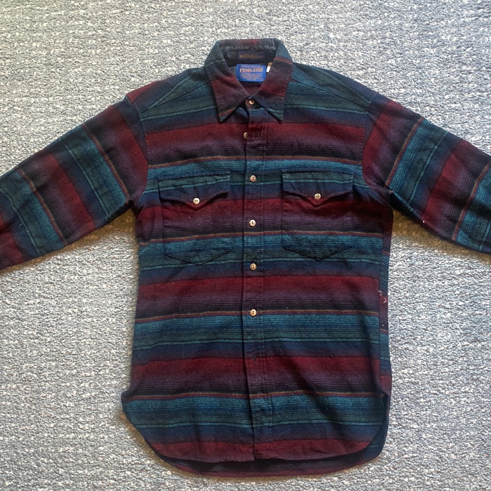 Pendleton Wool Shirt - Size S - Excellent - High Grade Western Wear
